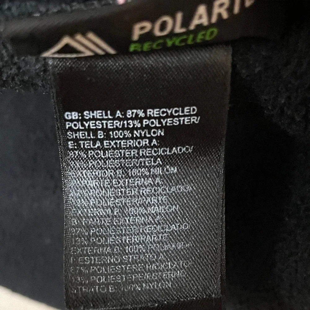 The North Face Womens Denali Jacket M Black Polartec Fleece Full Zip Outdoor
